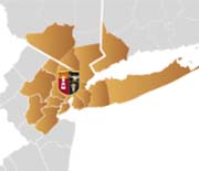 Teterboro County Map